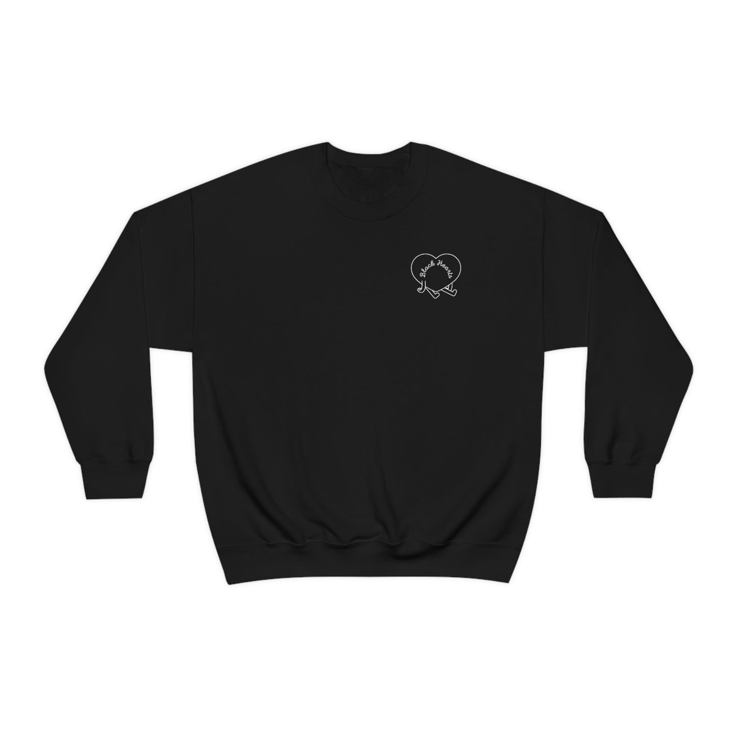 Black Hearts Club Crewneck Sweatshirt - Black Hearts