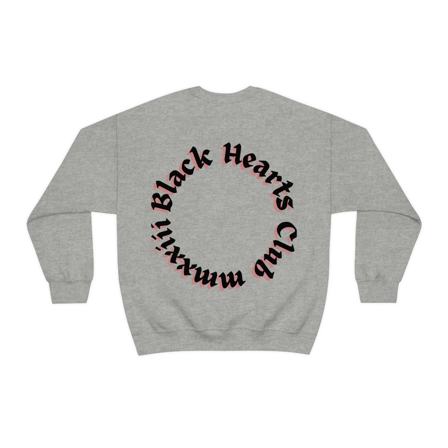 Black Hearts Club Crewneck Sweatshirt - Black Hearts