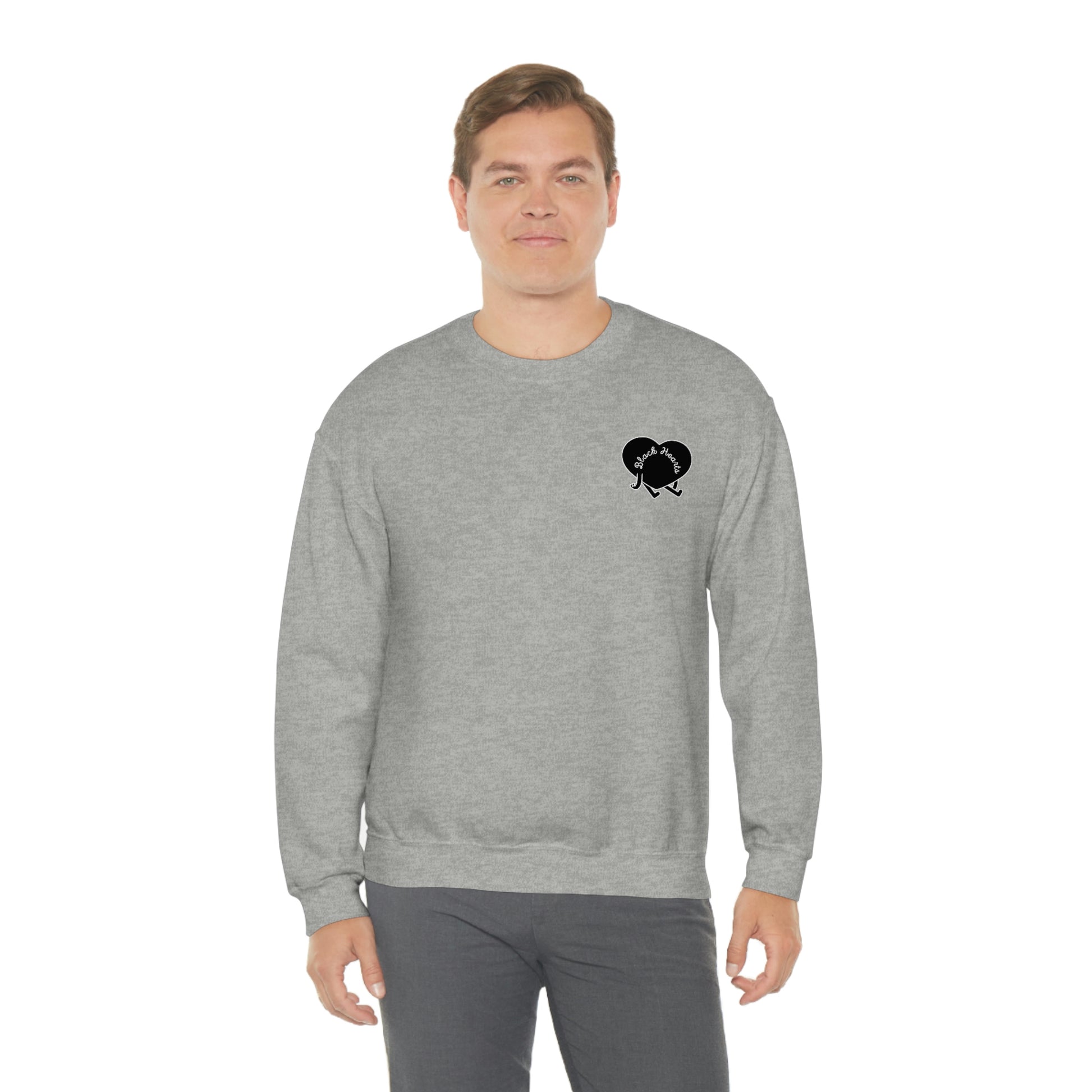 Black Hearts Club Crewneck Sweatshirt - Black Hearts