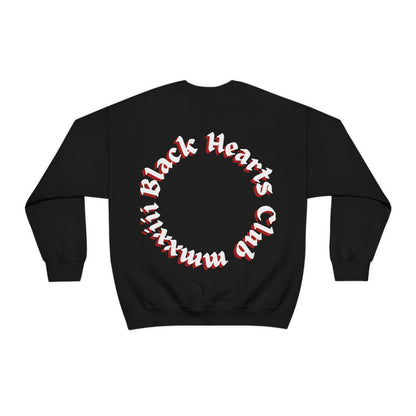 Black Hearts Club Crewneck Sweatshirt - Black Hearts