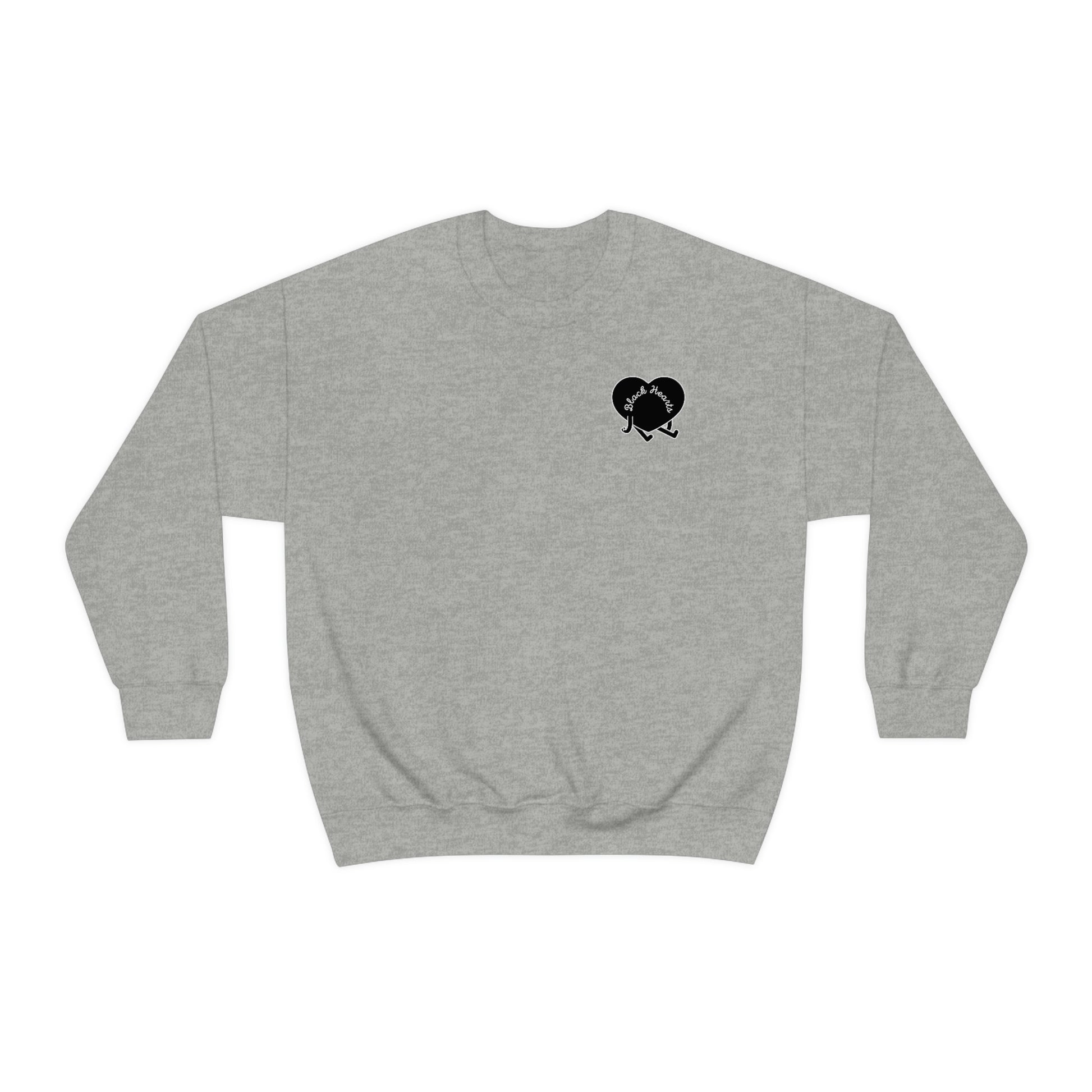 Black Hearts Club Crewneck Sweatshirt - Black Hearts