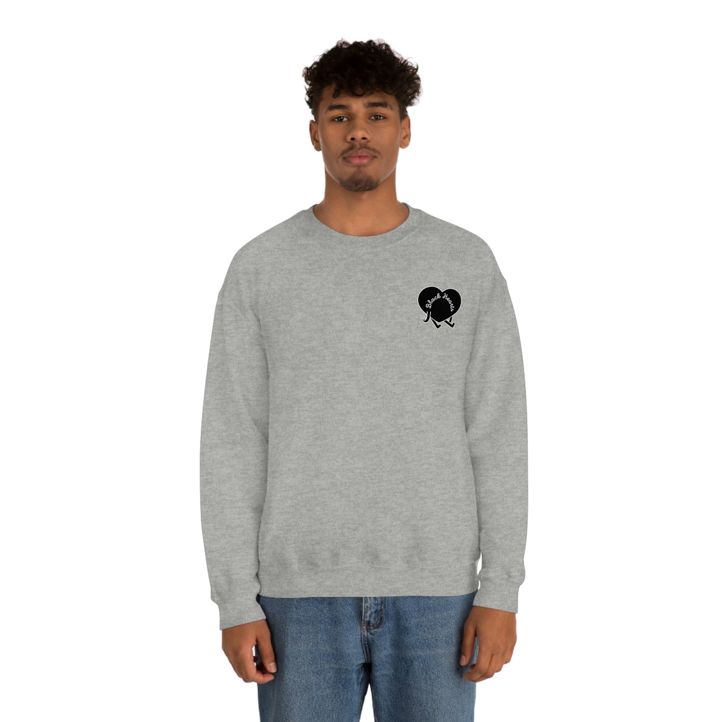 Black Hearts Club Crewneck Sweatshirt - Black Hearts