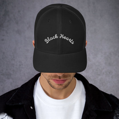 Black Hearts Classic Trucker Hat - Black Hearts